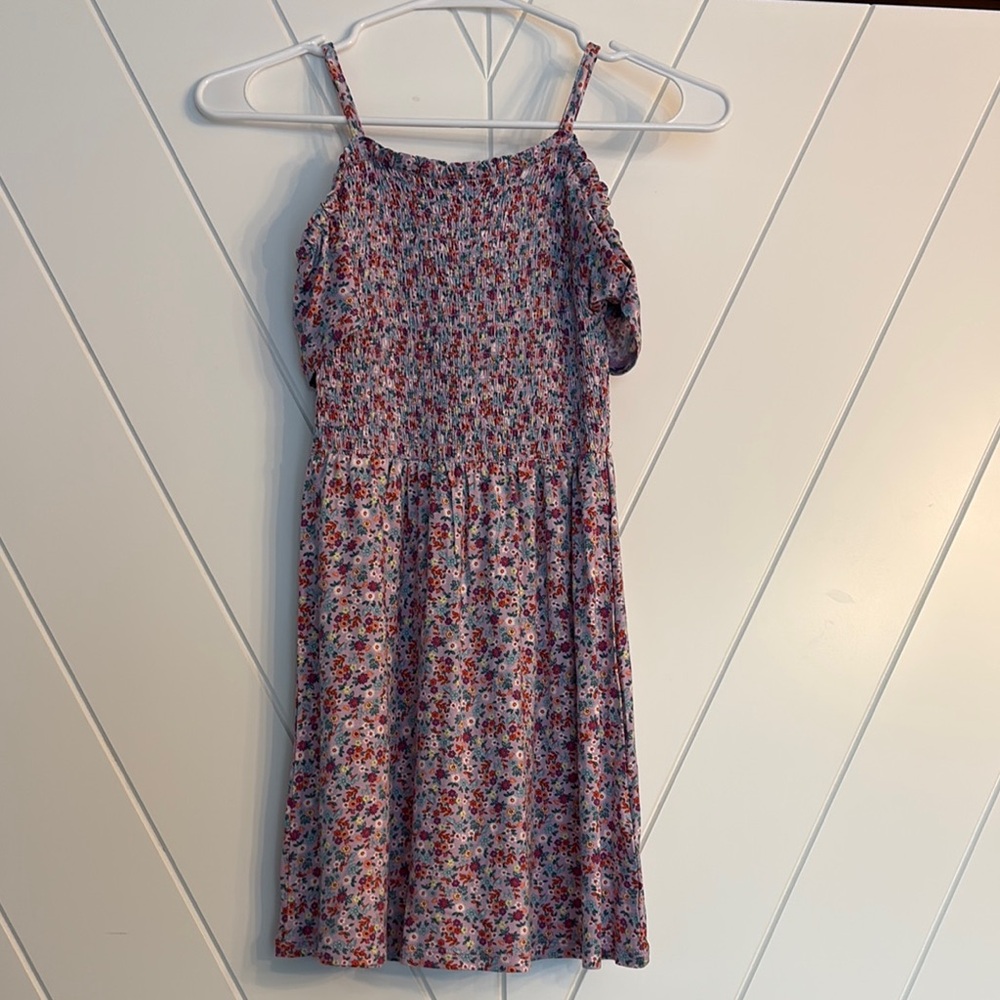 🌸 Bixby Nomad Girls Smocked Floral Dress – Size Small (6/7)